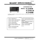 Sharp R-270SLM (serv.man2) Service Manual