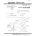 Sharp R-291KM (serv.man2) Parts Guide