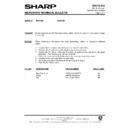 Sharp R-2V15M (serv.man6) Technical Bulletin