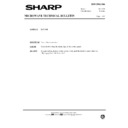 Sharp R-2V16M (serv.man7) Technical Bulletin