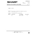 Sharp R-2V16M (serv.man8) Technical Bulletin