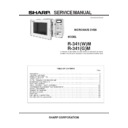 Sharp R-341AM Service Manual