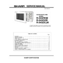Sharp R-343 (serv.man3) Service Manual