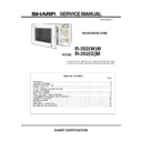 Sharp R-352AM Service Manual