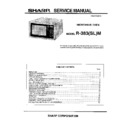 Sharp R-383 (serv.man2) Service Manual