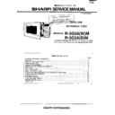 Sharp R-3G56M Service Manual