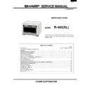Sharp R-465 Specification