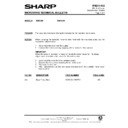 Sharp R-4E54M (serv.man12) Technical Bulletin