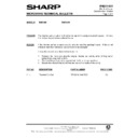 Sharp R-4E54M (serv.man13) Technical Bulletin