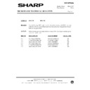 Sharp R-4E57M (serv.man10) Technical Bulletin