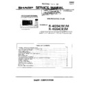 Sharp R-4G54M (serv.man2) Service Manual