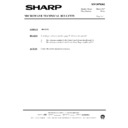 Sharp R-4G55M (serv.man11) Technical Bulletin