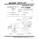 Sharp R-556D (serv.man3) Parts Guide