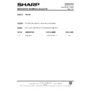 Sharp R-5A53M (serv.man5) Technical Bulletin