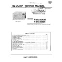 Sharp R-5A53M Service Manual