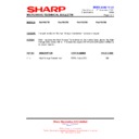 Sharp R-61FBSTM (serv.man3) Technical Bulletin