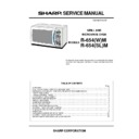 Sharp R-654M (serv.man5) Service Manual