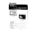 Sharp R-7180 (serv.man2) User Guide / Operation Manual