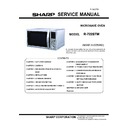 Sharp R-722STM Service Manual