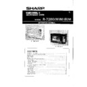 Sharp R-7280 (serv.man3) User Guide / Operation Manual