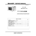 Sharp R-741M Service Manual