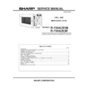 Sharp R-750AM (serv.man2) Service Manual
