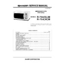 Sharp R-754M (serv.man4) Service Manual