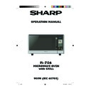 Sharp R-756SLM (serv.man3) User Guide / Operation Manual