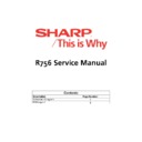 Sharp R-756WM Service Manual