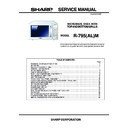 Sharp R-795M (serv.man4) Service Manual