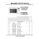 Sharp R-798M (serv.man2) Service Manual