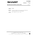 Sharp R-7C58M (serv.man10) Technical Bulletin