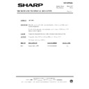 Sharp R-7N76M (serv.man11) Technical Bulletin