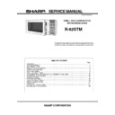 Sharp R-82STM Service Manual