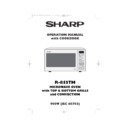 Sharp R-85STM (serv.man2) User Guide / Operation Manual