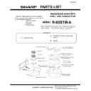 Sharp R-85STMA (serv.man14) Parts Guide
