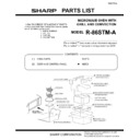 Sharp R-86STMA (serv.man14) Parts Guide