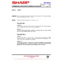 Sharp R-8720M (serv.man13) Technical Bulletin