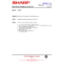 Sharp R-8740 (serv.man25) Technical Bulletin