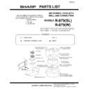 Sharp R-879SL (serv.man13) Parts Guide
