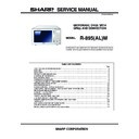 Sharp R-895M (serv.man2) Service Manual