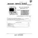Sharp R-8H54T Service Manual