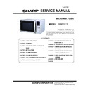 Sharp R-922STM Service Manual