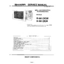 Sharp R-961M Service Manual