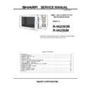 Sharp R-962M Service Manual