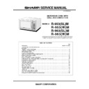 Sharp R-967 (serv.man3) Service Manual