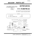Sharp R-98STMAA Parts Guide