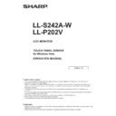 ll-p202v (serv.man6) user guide / operation manual