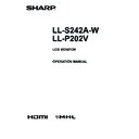 Sharp LL-P202V (serv.man8) User Guide / Operation Manual