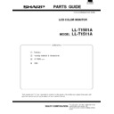 Sharp LL-T1511A (serv.man23) Parts Guide